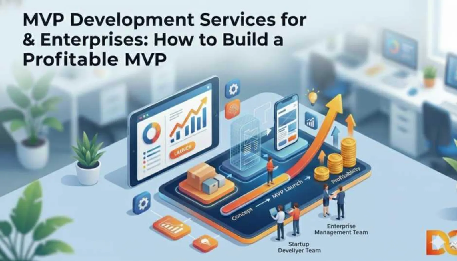 Cover image for MVP Development Services for Startups & Enterprises: How to Build a Profitable MVP