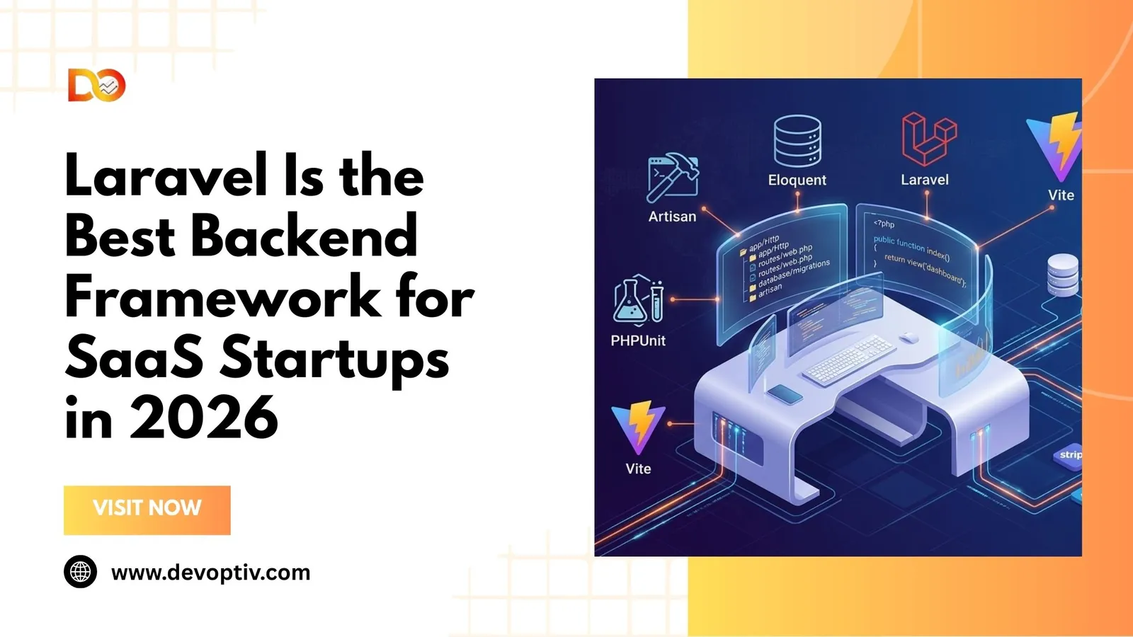 Cover image for Why Laravel Is the Best Backend Framework for SaaS Startups in 2026